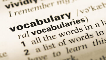 Vocabulary for challenging times